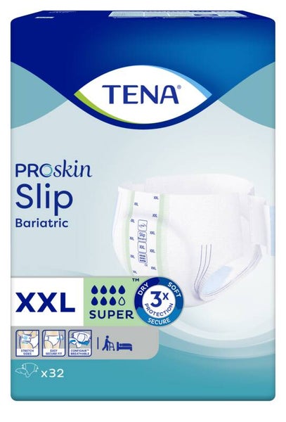TENA Slip Bariatric Super, XXL, 32 kpl pakkaus