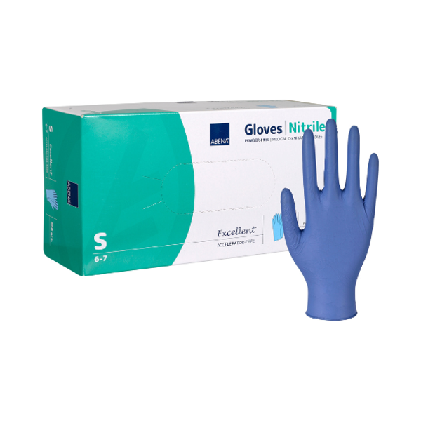 Abena Excellent nitriilik&auml;sine allergisille mustikka, Small, 200 kpl pakkaus