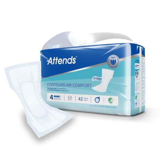 Attends Contours Air Comfort 4, 42 kpl pakkaus