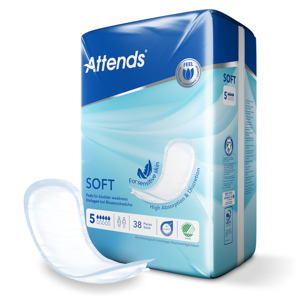 Attends Soft 5, 38 kpl pakkaus