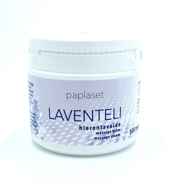 Paplaset Laventeli hierontavoide 500 ml