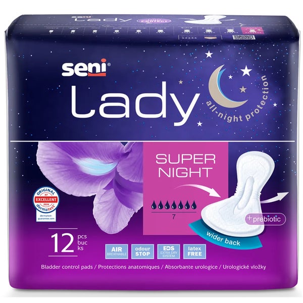 Seni Lady Super Night, 12 kpl pakkaus