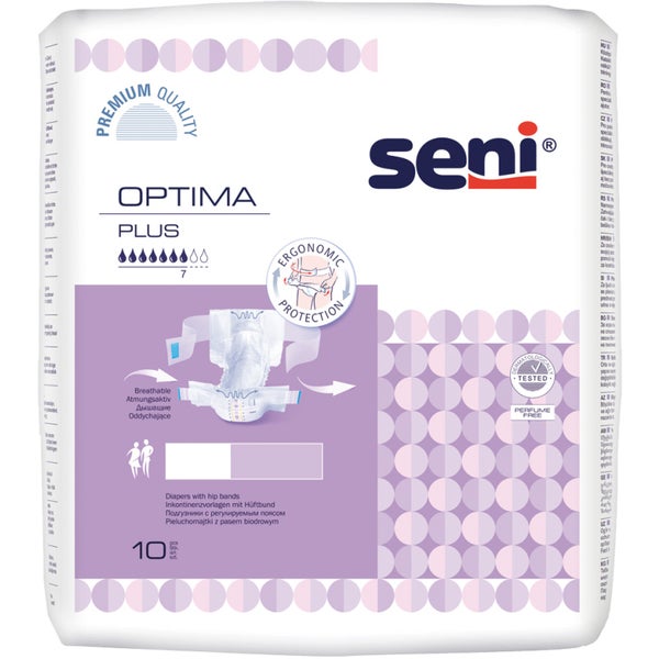 Seni Optima Plus, Large, 10 kpl pakkaus