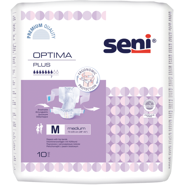 Seni Optima Plus, Medium, 10 kpl pakkaus