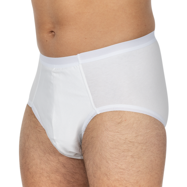 Suprima BodyGuard 5 valkoiset miesten varmuusalushousut (1261)