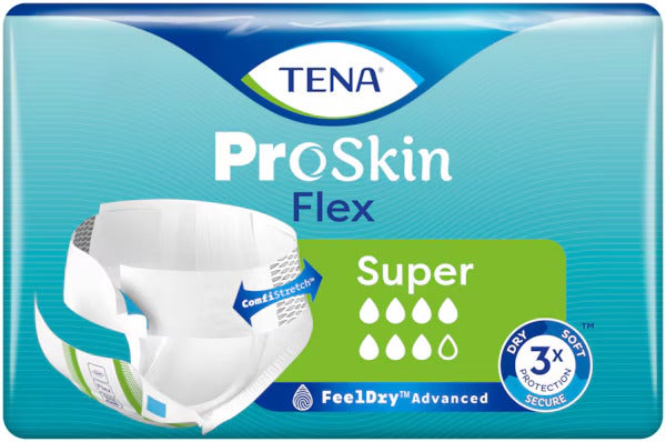 TENA Flex Super, Medium, 30 kpl pakkaus