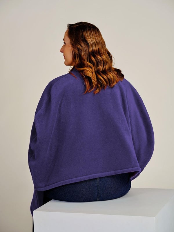 Hihaton fleece-viitta talvik&auml;ytt&ouml;&ouml;n