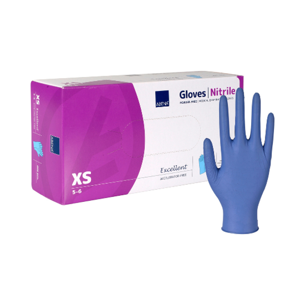 Abena Excellent nitriilik&auml;sine allergisille mustikka, XS, 200 kpl pakkaus