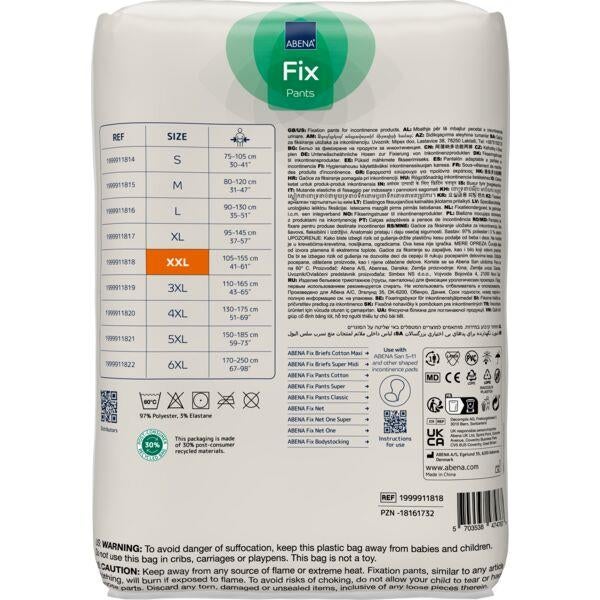 Abena Fix Pants Super, XXL, 3 kpl pakkaus