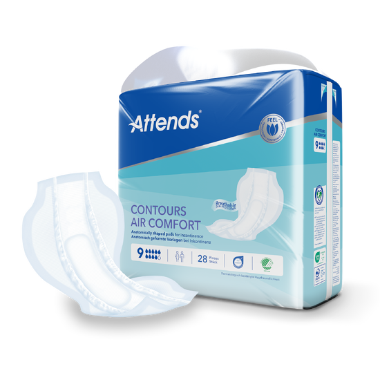 Attends Contours Air Comfort 9, 28 kpl pakkaus