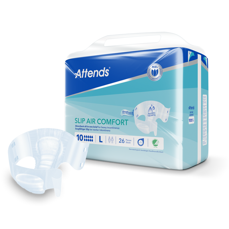 Attends Slip Air Comfort 10L, Large, 26 kpl pakkaus