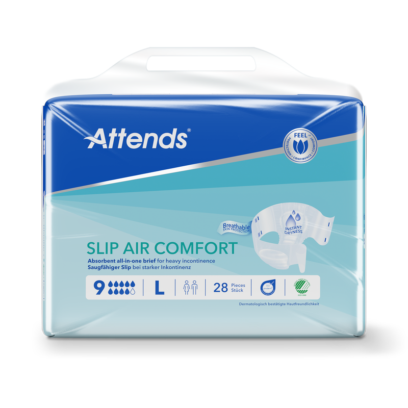 Attends Slip Air Comfort 9L, Large, 28 kpl pakkaus