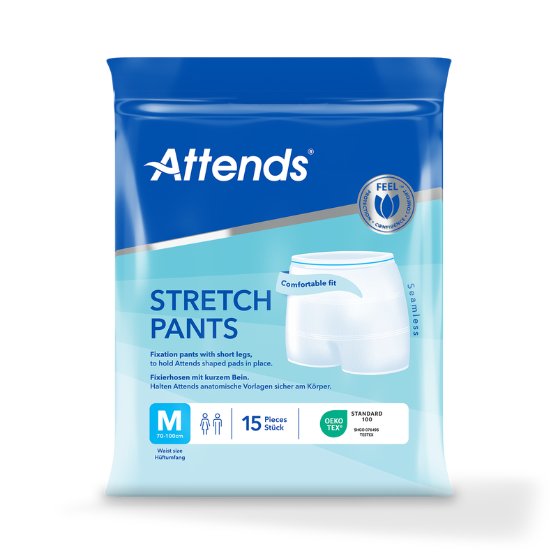 Attends Stretch Pants, Medium, 15 kpl pakkaus