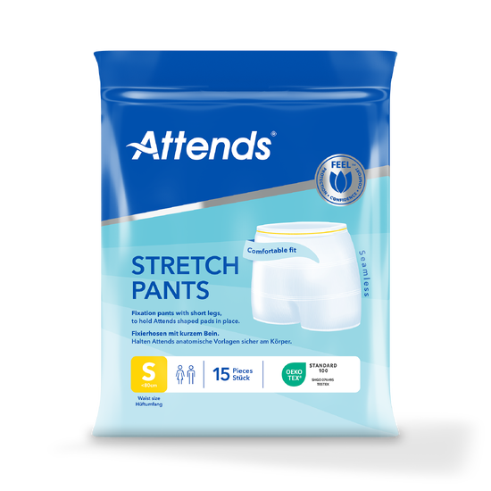 Attends Stretch Pants, Small, 15 kpl pakkaus