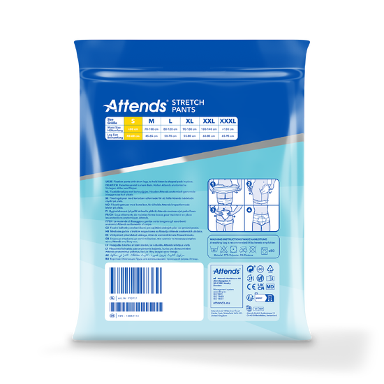 Attends Stretch Pants, Small, 15 kpl pakkaus