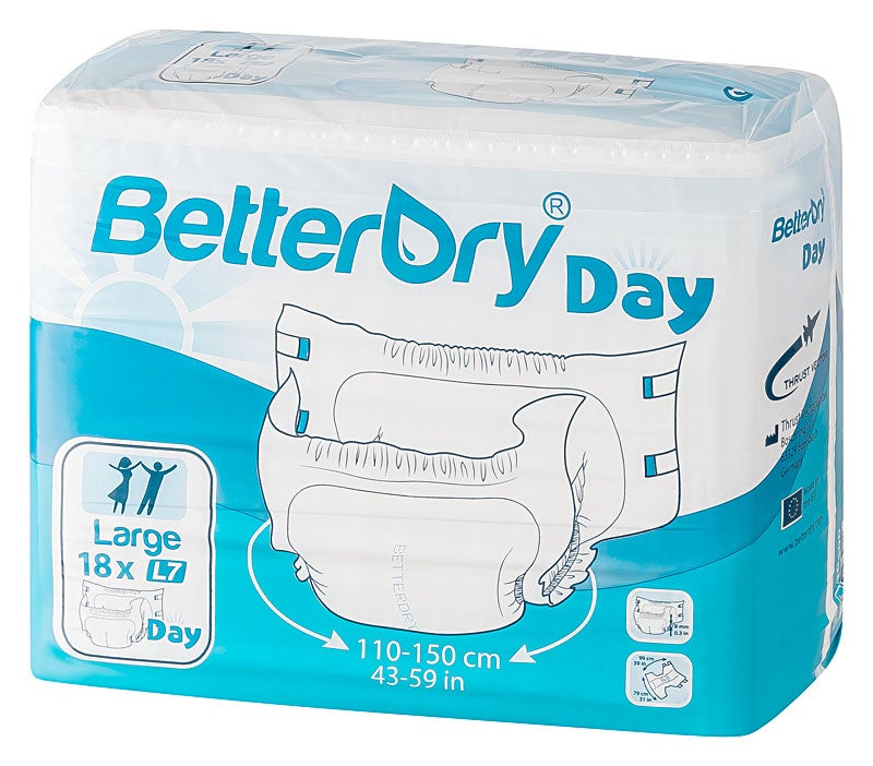 BetterDry L7 Day, Large, 18 kpl pakkaus