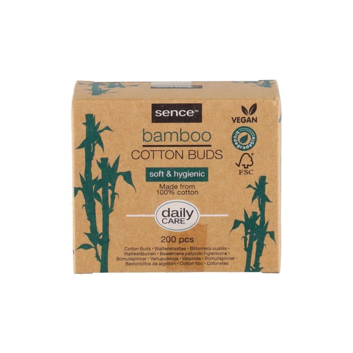 Sence vanupuikko bambu, 200 kpl pakkaus