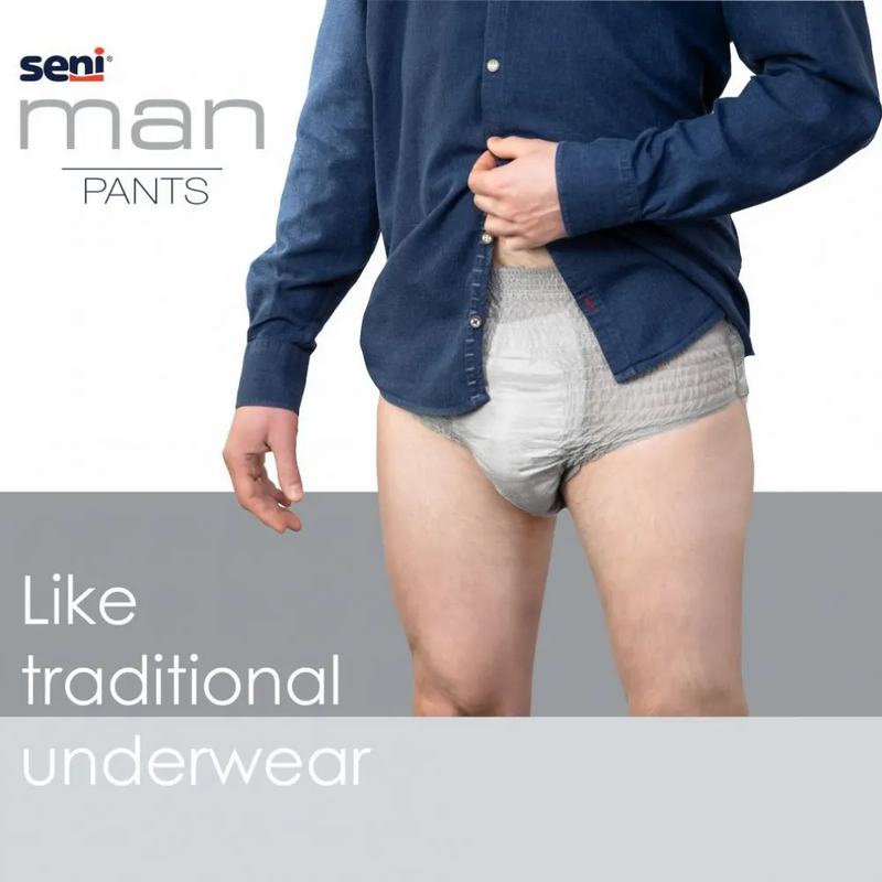 Seni Man Pants, Large, 10 kpl pakkaus