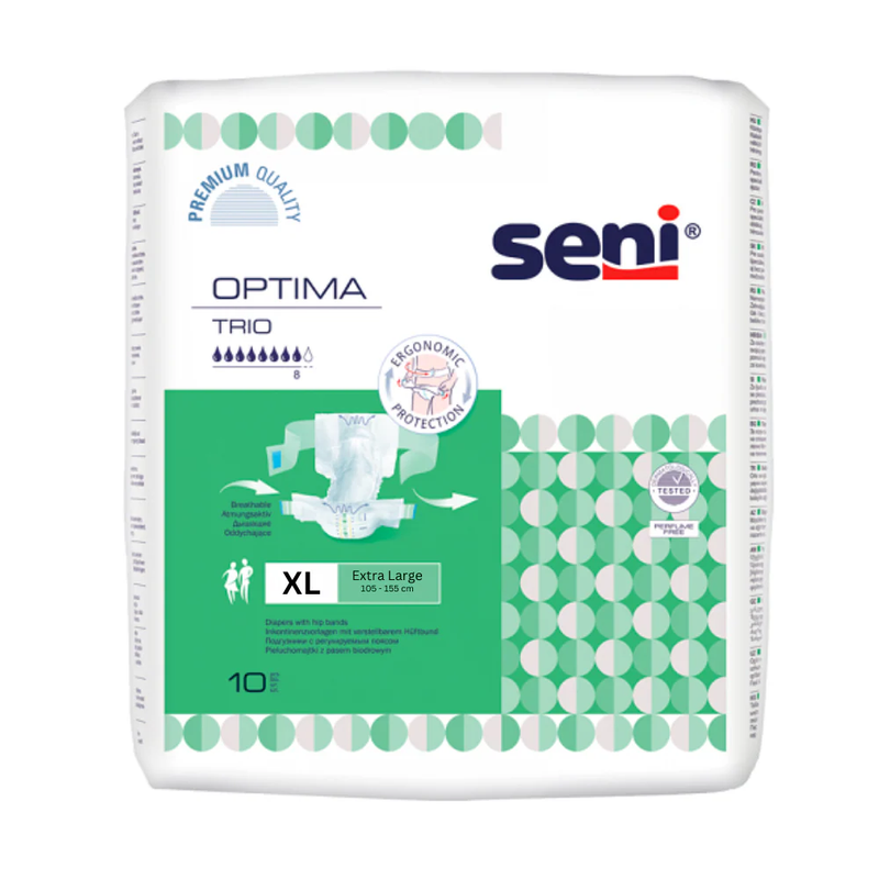 Seni Optima Trio, Extra large, 10 kpl pakkaus