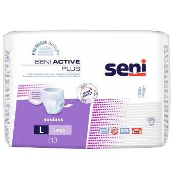 Seni Active Plus Pants Large inkohousut keskivaikeaan inkontinenssiin