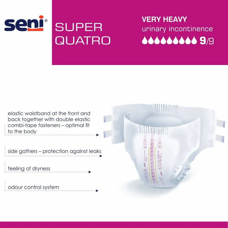 Super Seni Quatro, Large, 10 kpl pakkaus
