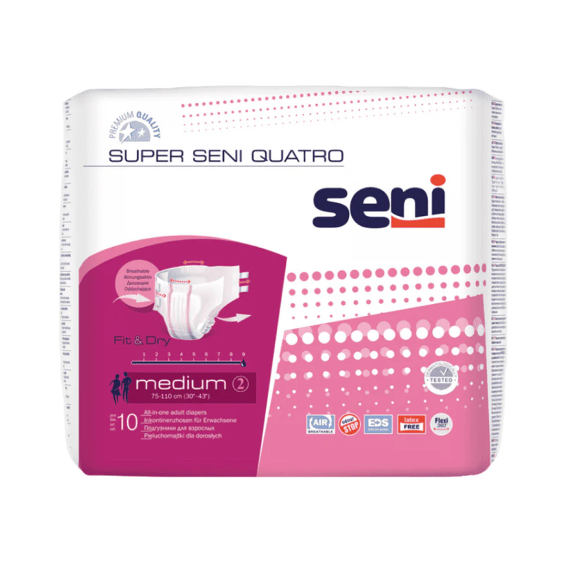 Super Seni Quatro, Medium, 10 kpl pakkaus