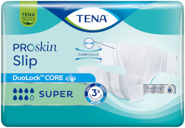TENA ProSkin Slip Super, Medium, 30 kpl pakkaus
