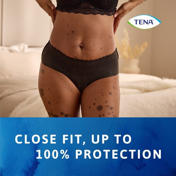 TENA Silhouette Plus Low Waist Black, Large, 10 kpl pakkaus