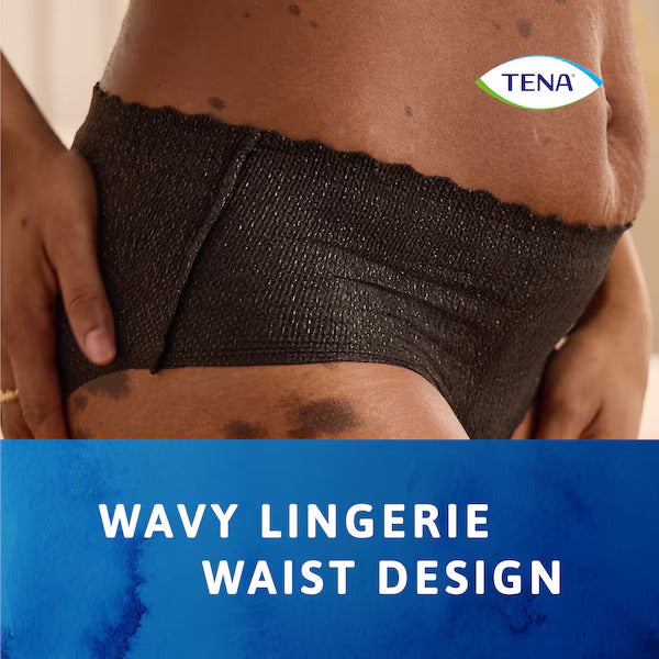TENA Silhouette Plus Low Waist Black, Large, 10 kpl pakkaus